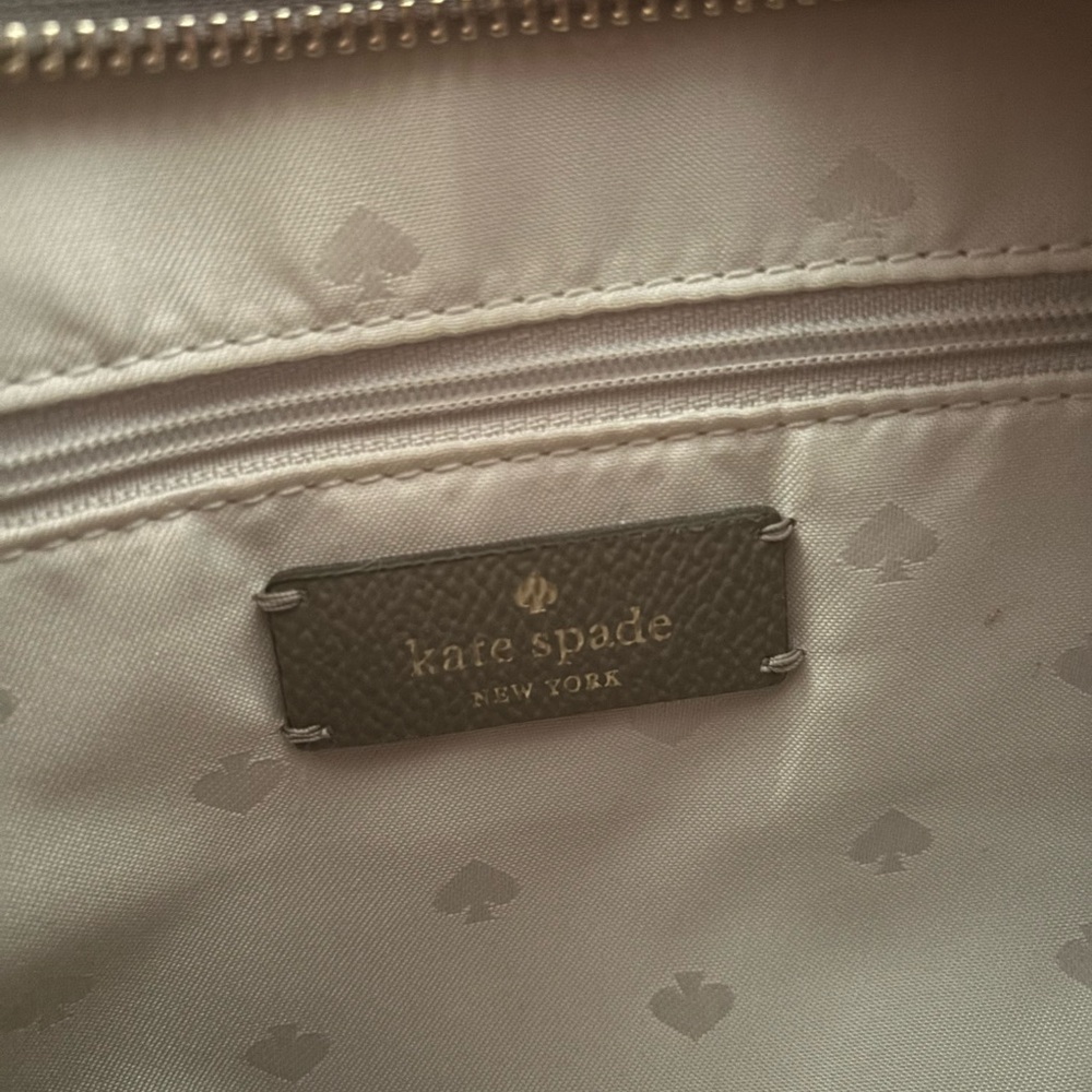 Kate Spade ♠️ Lori Taupe Textured Tote Bag - Picture 6 of 6
